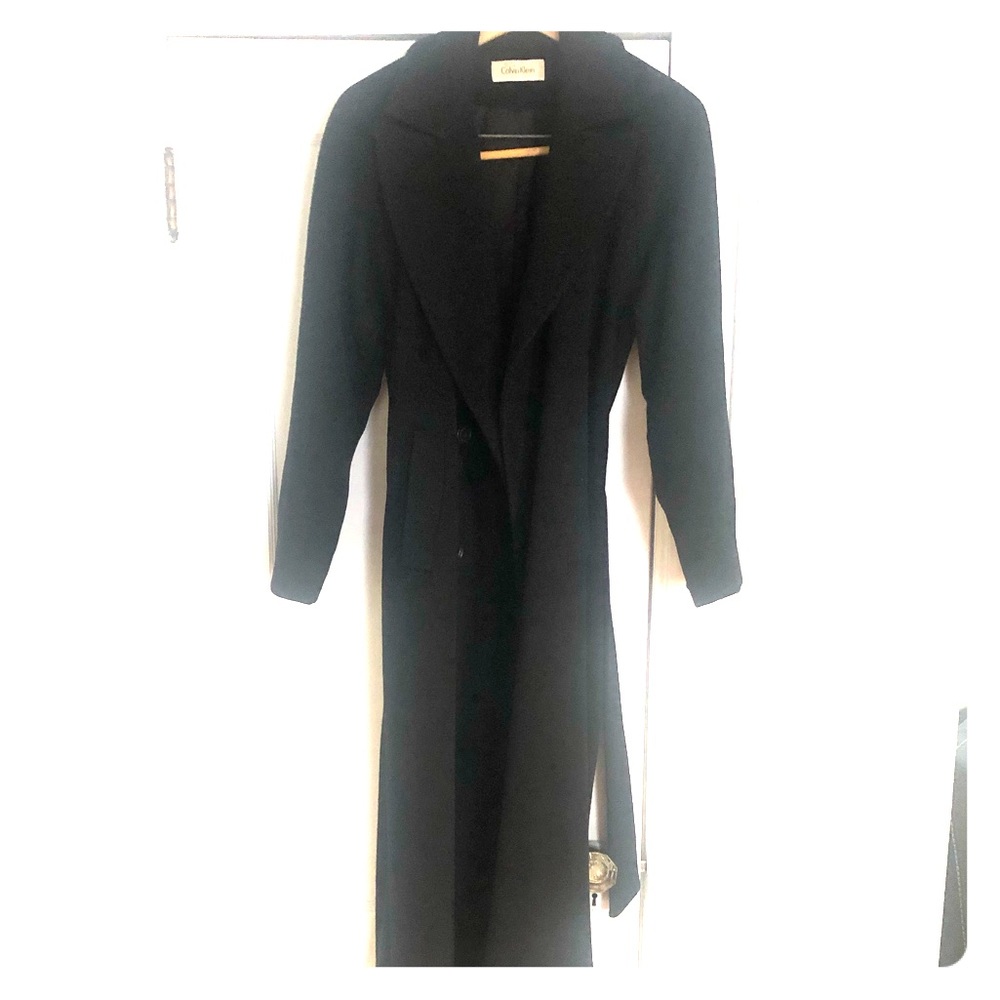 Merino Wool Trench Coat